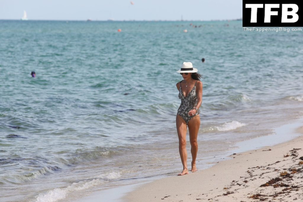 Bethenny Frankel Looks Hot in a Monokini on the Beach in Miami (51 Photos)