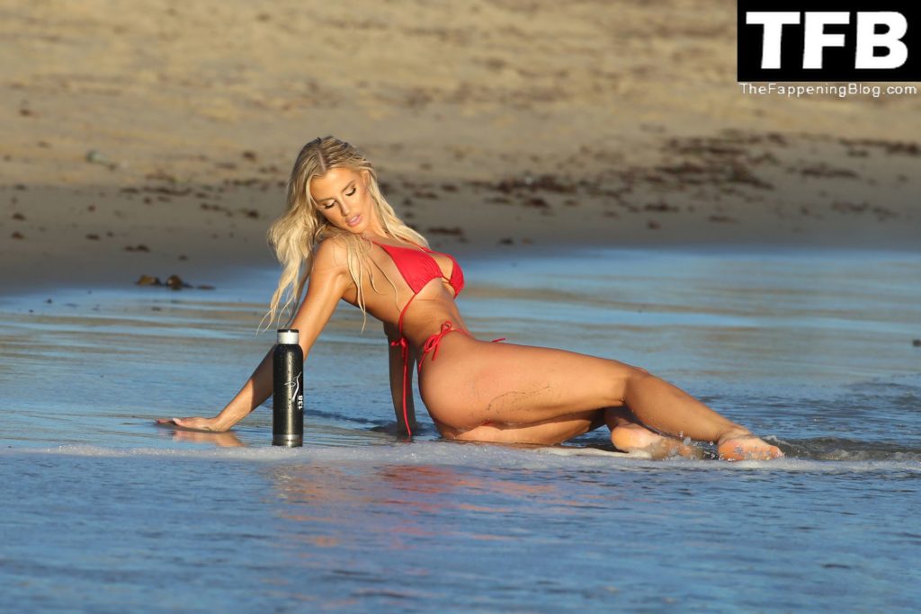 Brennah Black Flaunts Her Bikini Body on the Set of a New 138 Water Shoot In Malibu (107 Photos)