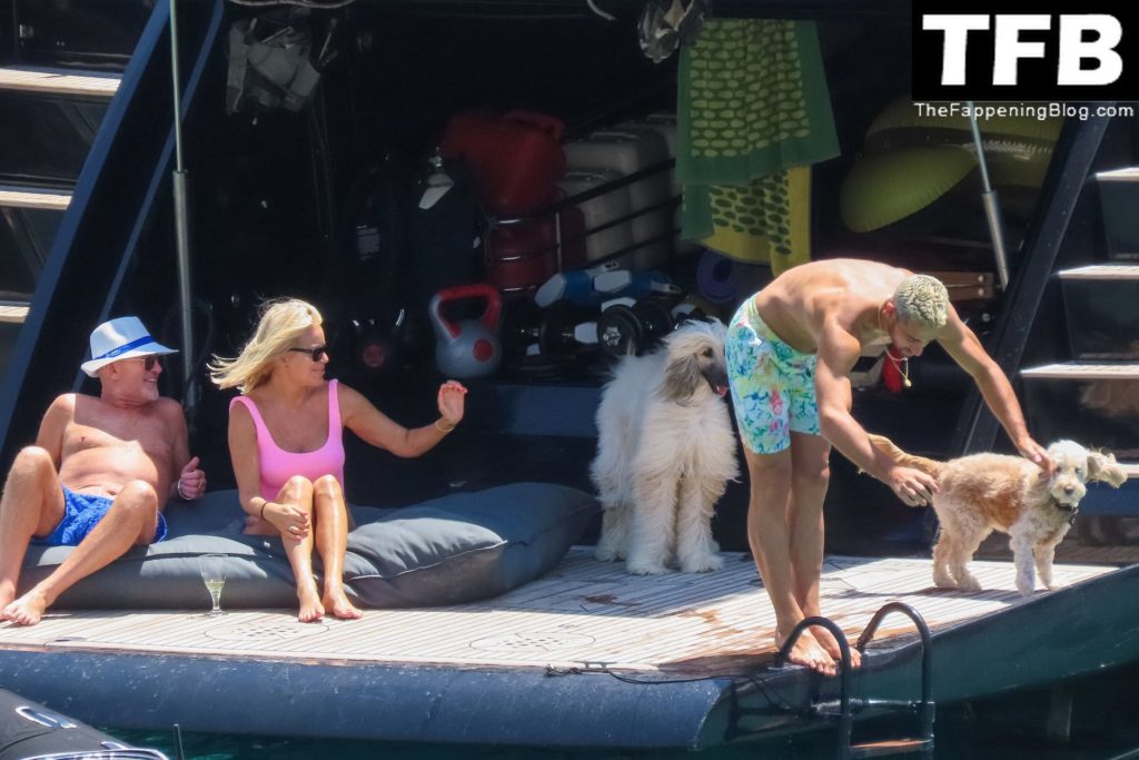Caroline Stanbury Flaunts Her Body in a Pink Bikini on the Yacht in Greece (55 Photos)