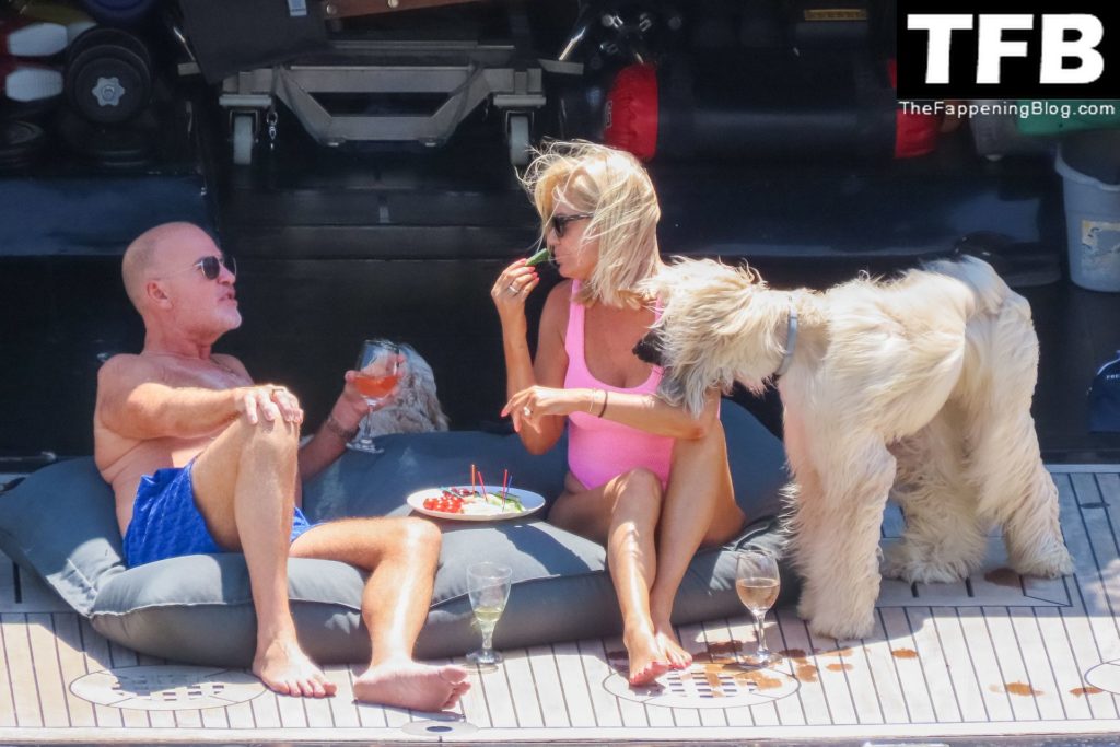 Caroline Stanbury Flaunts Her Body in a Pink Bikini on the Yacht in Greece (55 Photos)