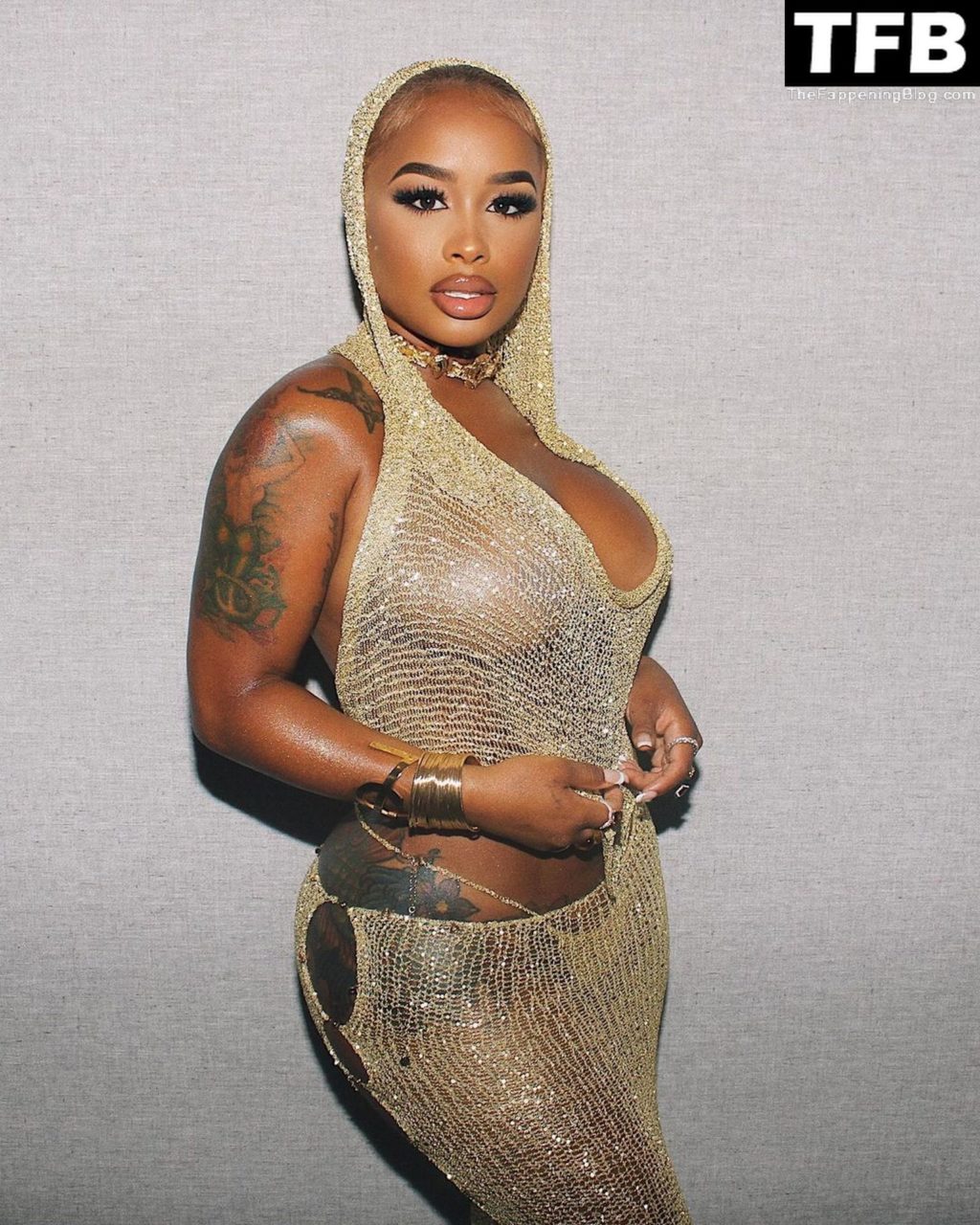 DreamDoll Shows Off Her Sexy Boobs &amp; Booty at the 2022 BET Awards in LA (11 Photos)