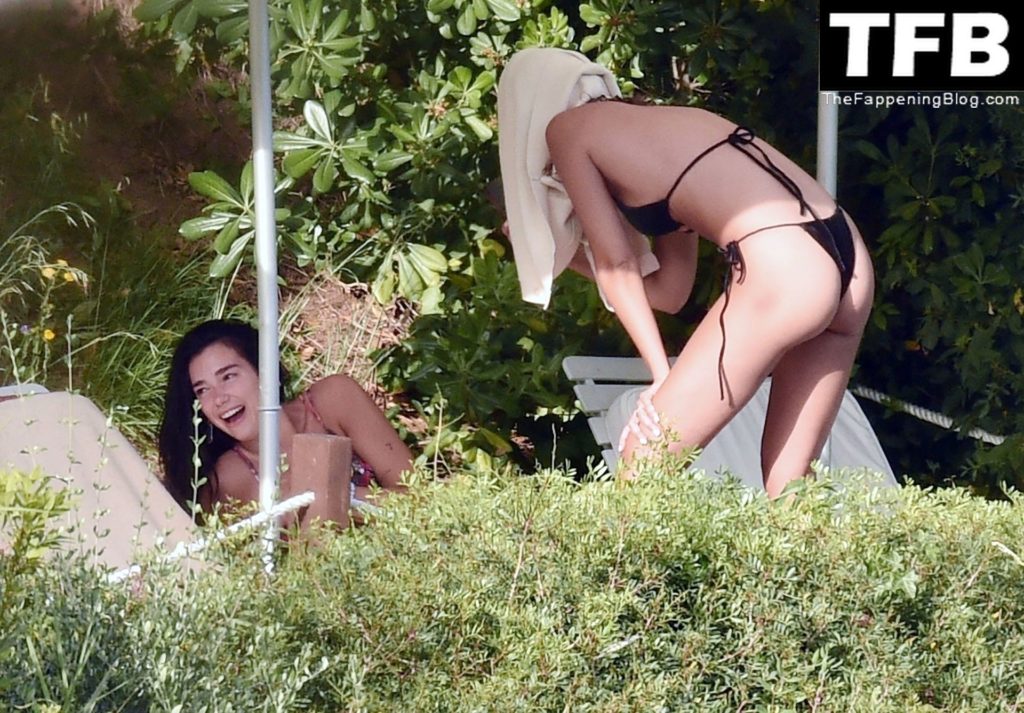 Dua Lipa Shows Off Her Sexy Butt in Portofino (27 Photos)
