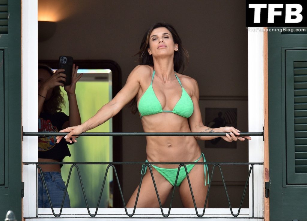 Elisabetta Canalis Shows Off Her Stunning Bikini Body in Portofino (18 Photos)