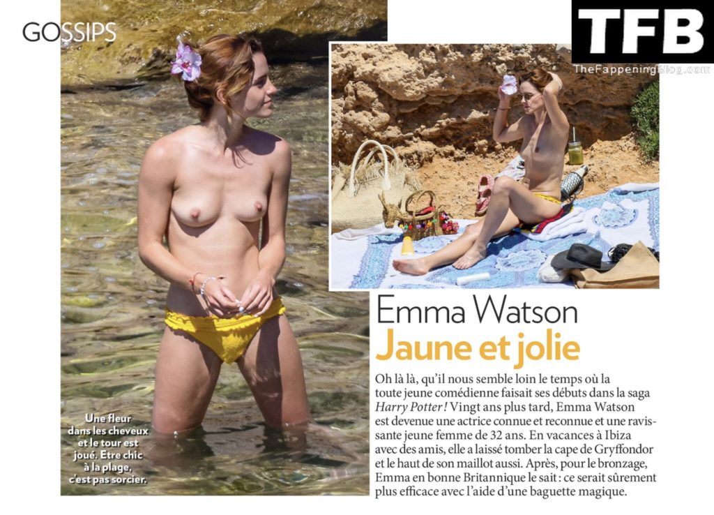 Emma Watson Shows Off Her Nude Breasts (6 Leaked Photos)