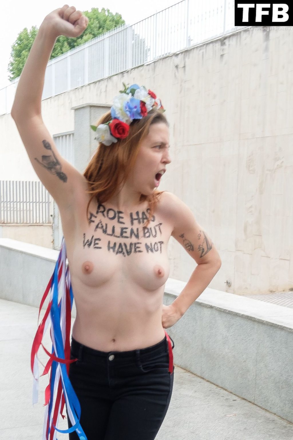 Femen Takes Action to Mark the Repeal of the Law Eliminating Abortion Rights in the U.S. (15 Photos)