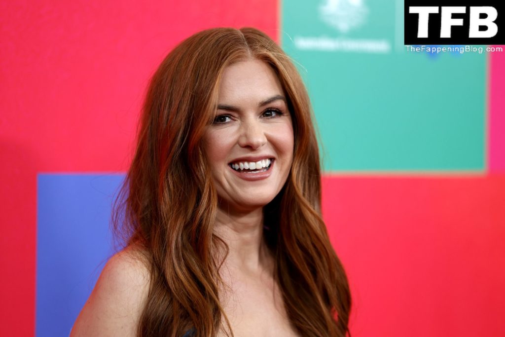 Isla Fisher Looks Hot in a Blue Dress at the 2022 G’DAY AAA Arts Gala in Los Angeles (60 Photos)