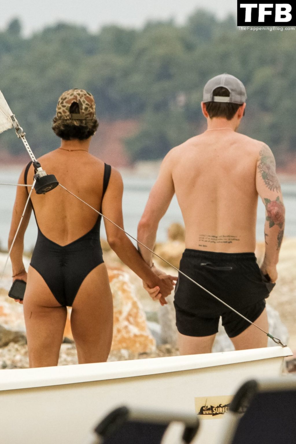 Karen Hauer &amp; Jordan Wyn-Jones Spend Romantic Honeymoon Vacation in Greece (47 Photos)