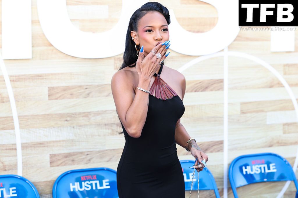 Karrueche Tran Flaunts Her Pokies at the LA Premiere of Netflix’s ‘Hustle’ (70 Photos)