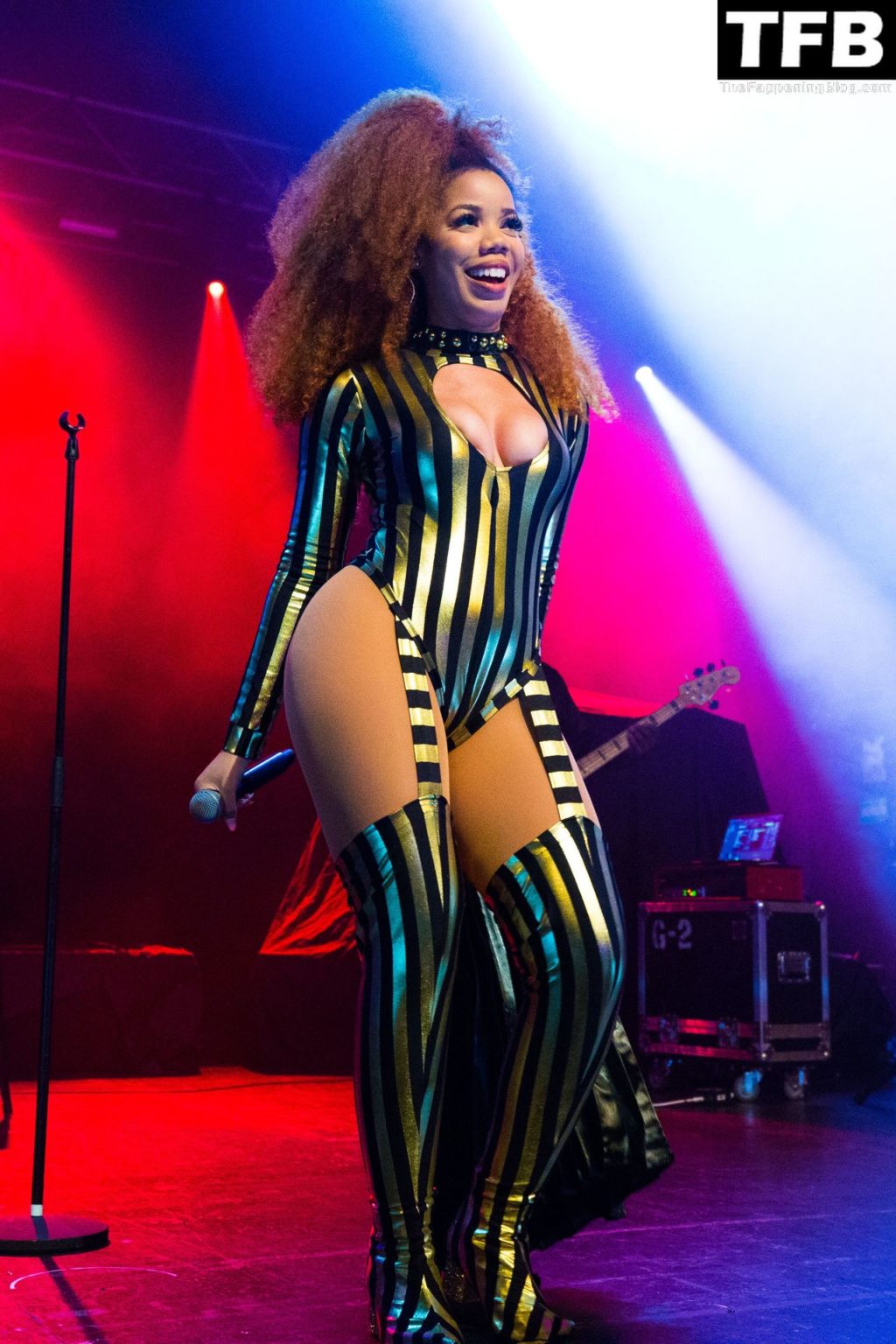 Kirby Flashes Her Areolas as She Performs at O2 Academy in Birmingham (10 Photos)