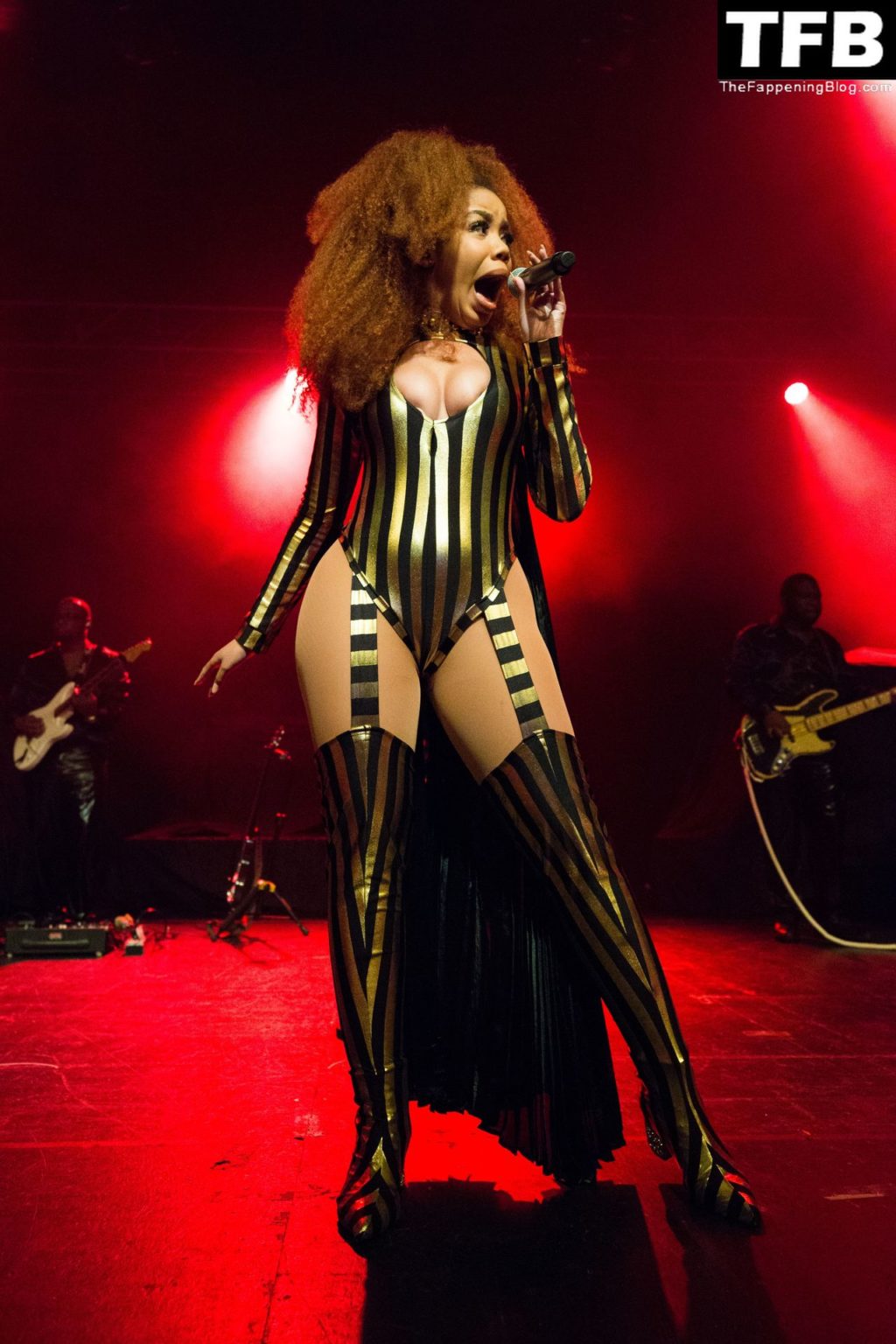 Kirby Flashes Her Areolas as She Performs at O2 Academy in Birmingham (10 Photos)