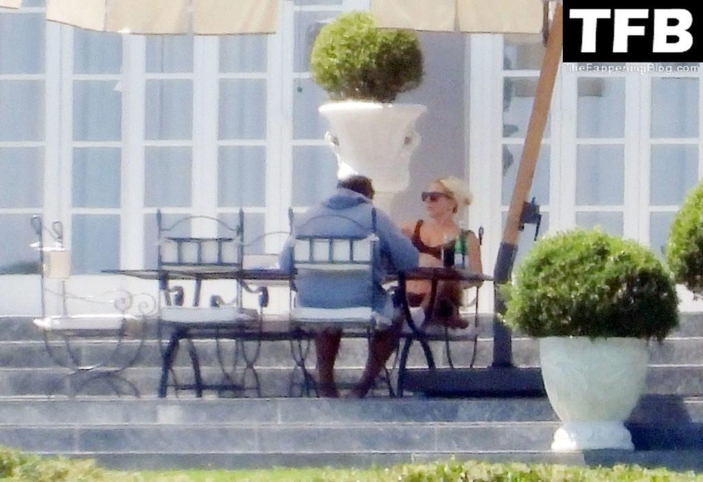Lady Gaga Shows Off Her Bikini Body on Villa Bonomi (63 Photos)