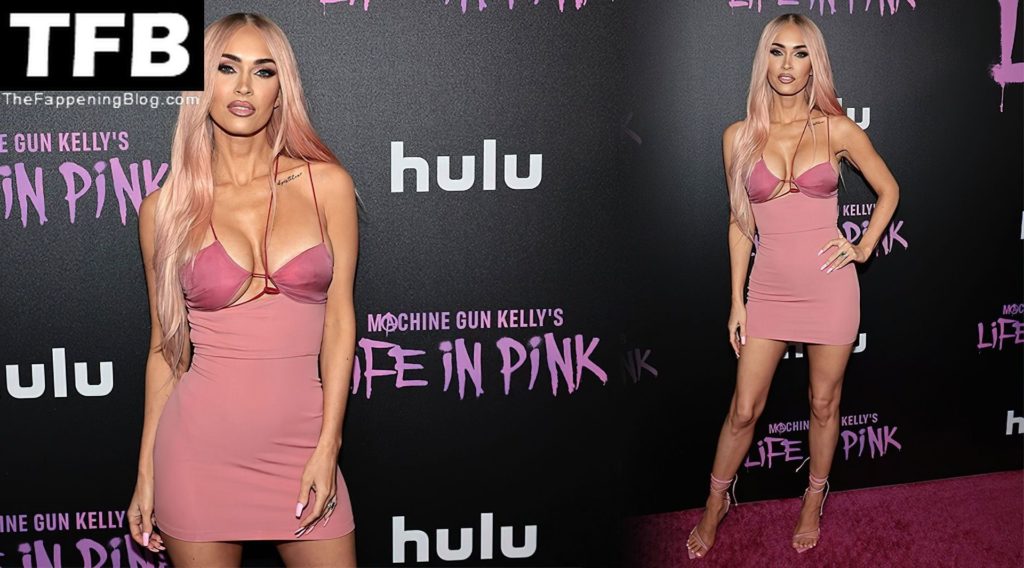 Megan Fox Looks Hot in Pink at ‘Machine Gun Kelly’s Life in Pink’ Premiere in New York (45 Photos)