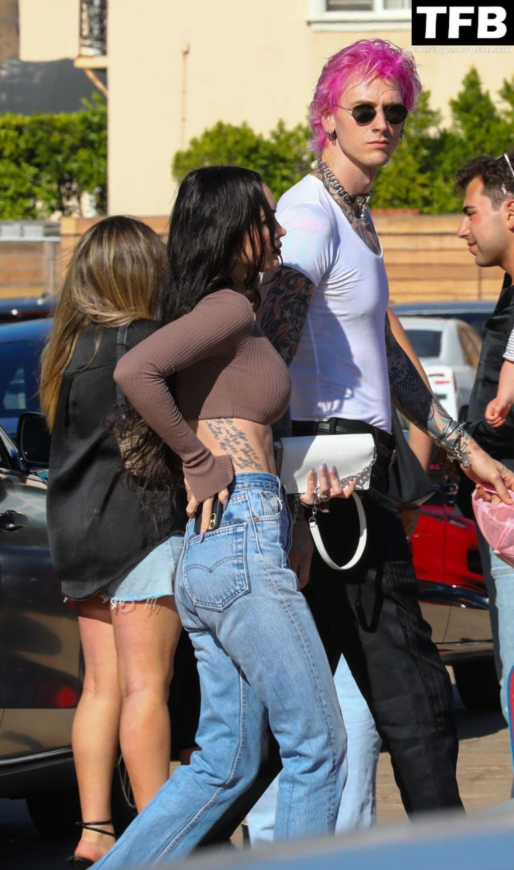 Megan Fox &amp; MGK Have a Lunch Date at Nobu (43 Photos)