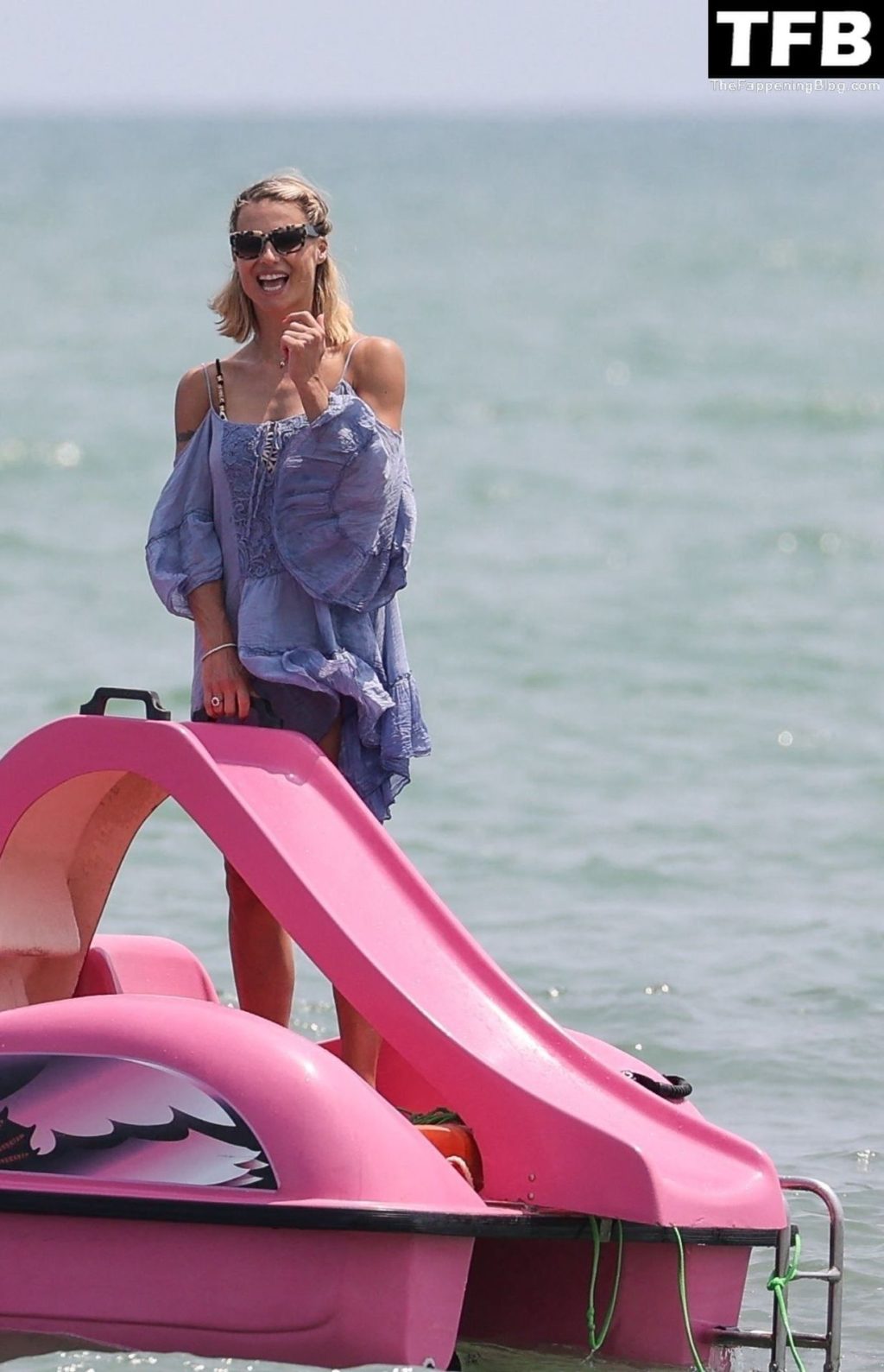 Michelle Hunziker is Seen in a Bikini in Milano Marittima (28 Photos)