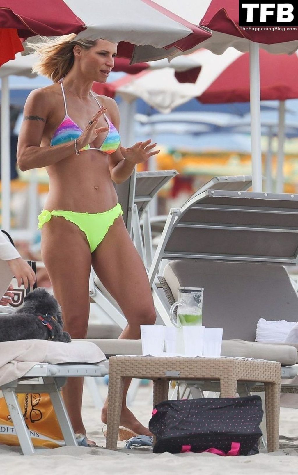 Michelle Hunziker Flaunts Her Sexy Bikini Body on the Beach (49 Photos)