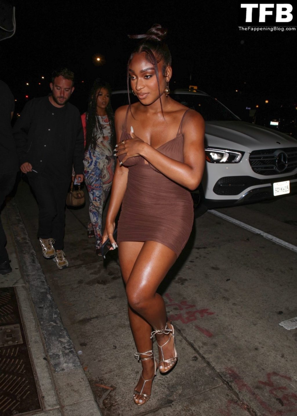 Normani Shows Her Boobs as She Arrives at the Dolce &amp; Gabbana Party in Hollywood (47 Photos)