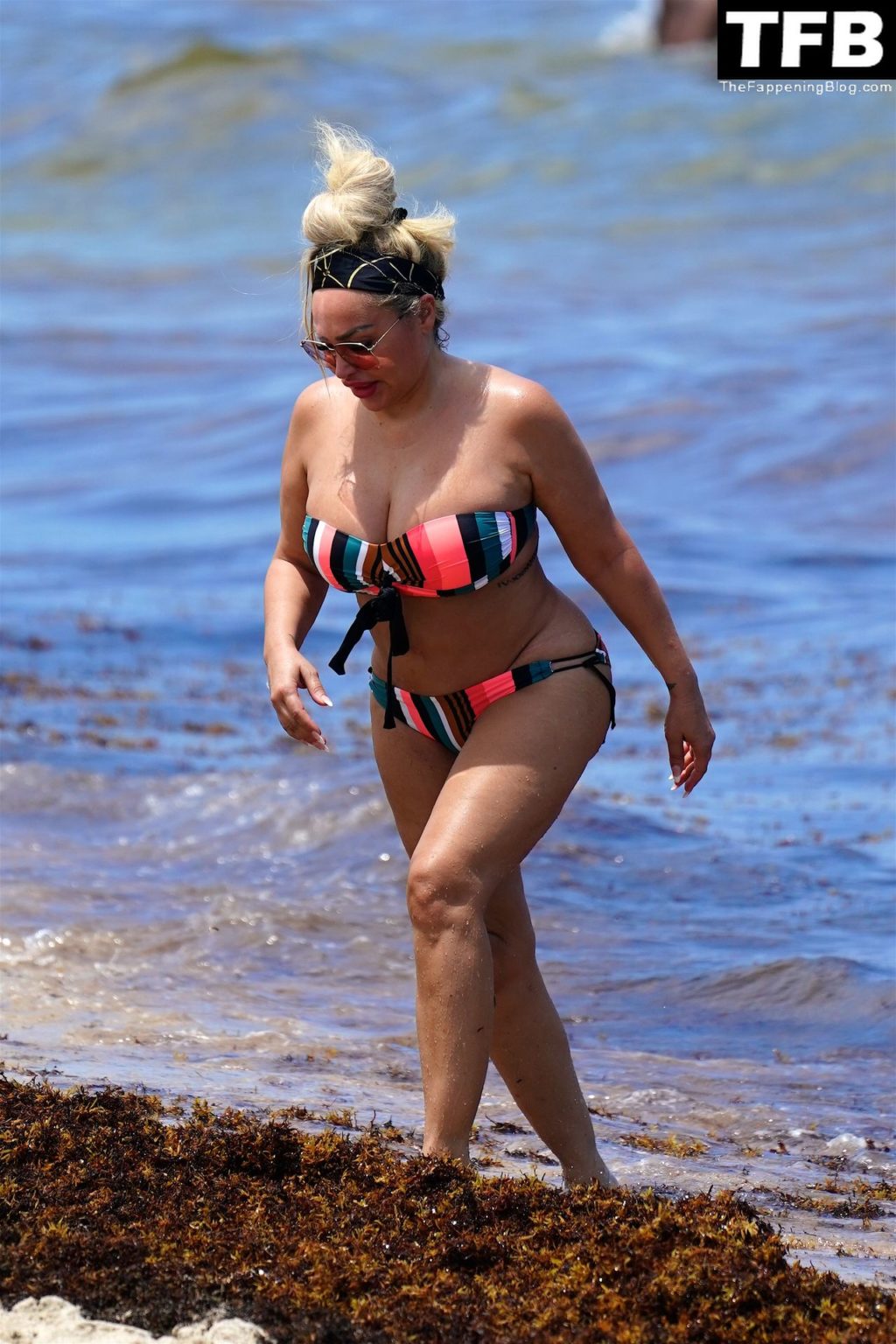 Stacey Silva Shows Off Her Bikini Body on the Beach in Miami (38 Photos)