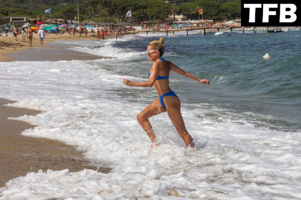 Sylvie Meis &amp; Niclas Castello Enjoy a Beach Day in Saint Tropez (70 Photos)