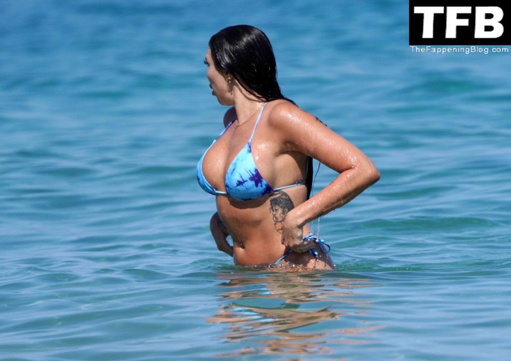 Tamara Joy Shows Off Her Sexy Bikini Body While Enjoying a Swim in Ibiza (10 Photos)