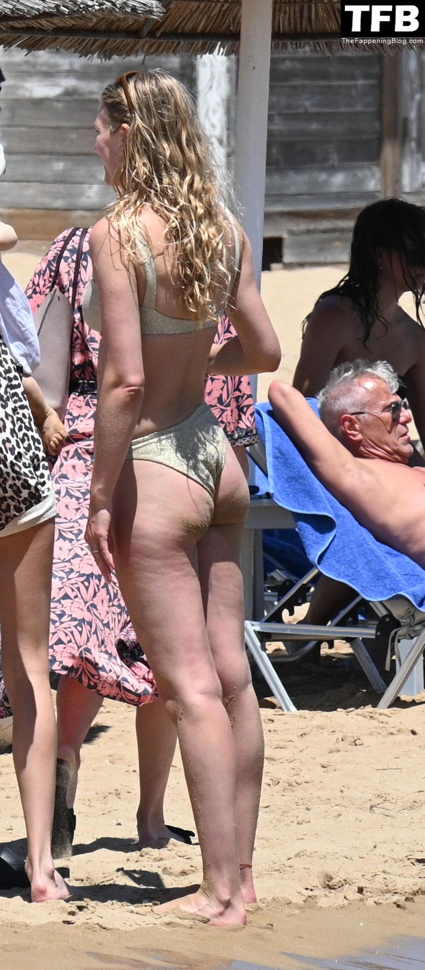 Toni Garrn Wears a Silver Bikini with Husband Alex Pettyfer at the Beach in Greece (19 Photos)