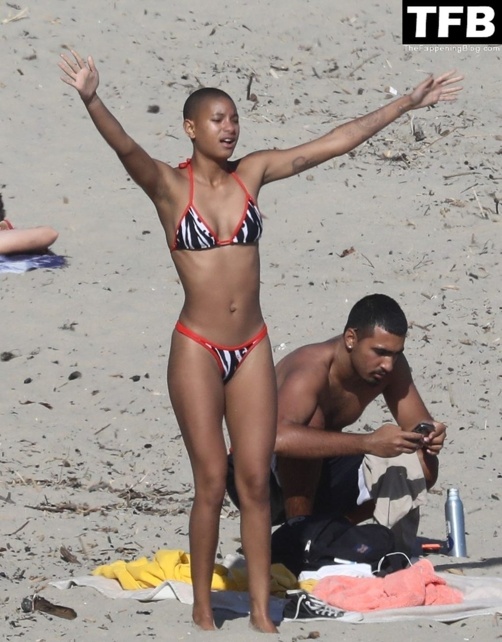 Willow Smith Makes a New Friend While Tanning Solo in Malibu (40 Photos)