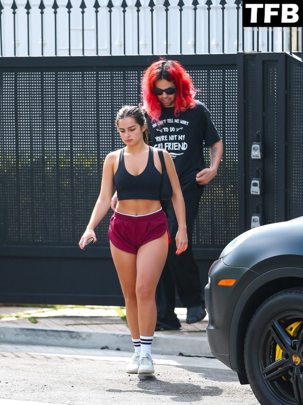 Addison Rae is Seen Leaving a Pilates Class with Her Boyfriend in WeHo (43 Photos)