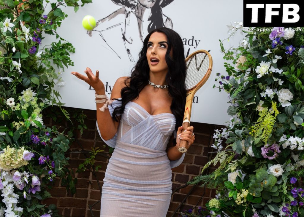 Amy Day Looks Sexy at the Lady Wimbledon’s Tennis Party in London (23 Photos)