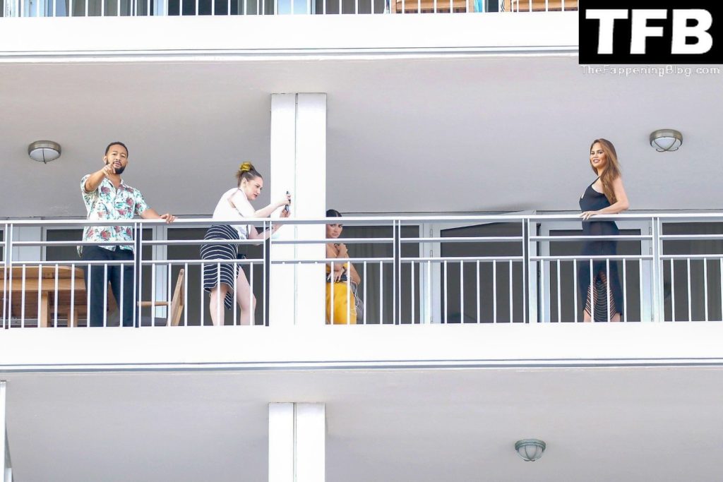 Chrissy Teigen &amp; John Legend Kiss and Pose During an Impromptu Balcony Shoot (60 Photos)
