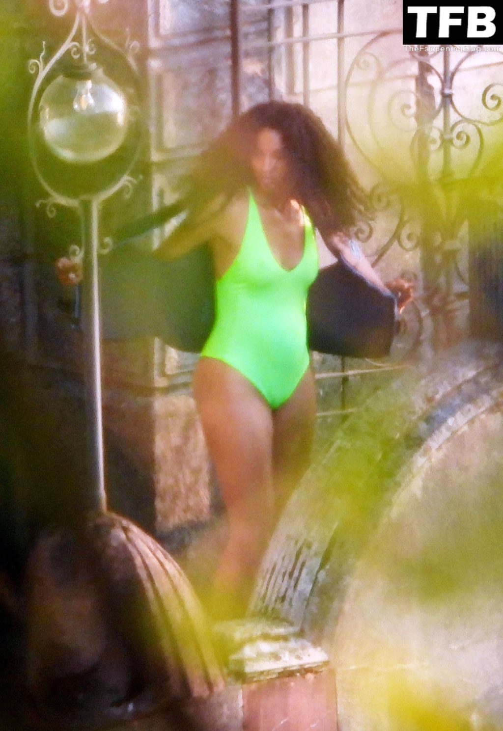 Ciara Looks Hot in Her Lime Green Swimsuit (65 Photos)