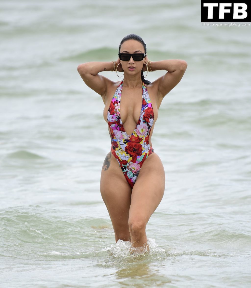 Draya Michele Hits the Beach in Miami (37 Photos)