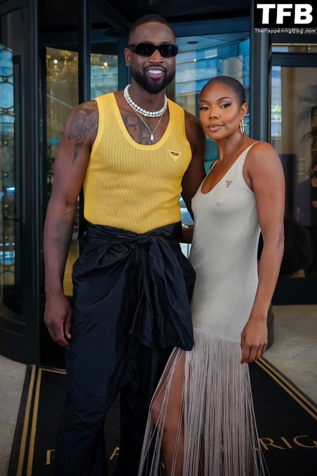 Gabrielle Union Shows Off Her Pokies in Milan (11 Photos)