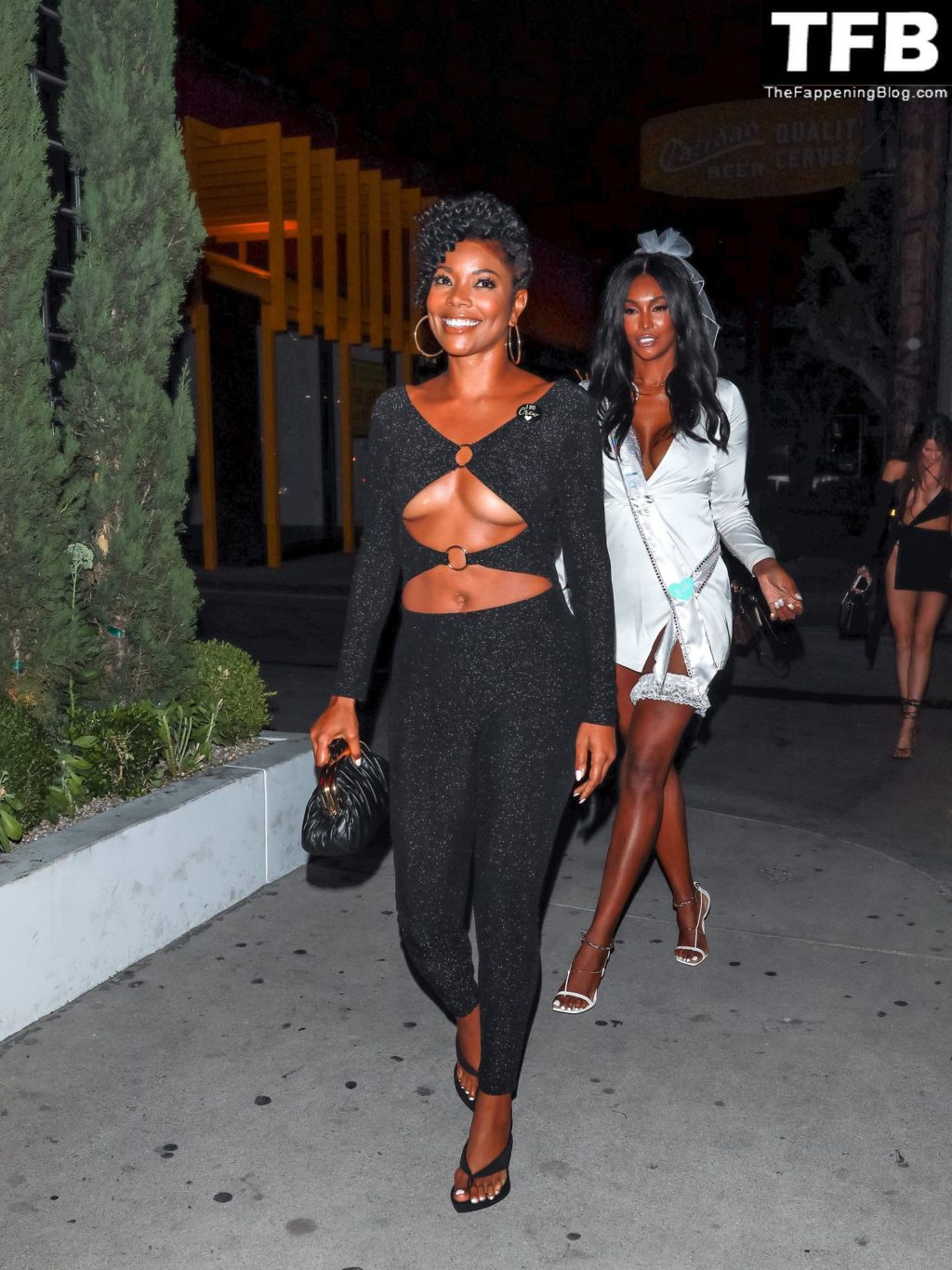Gabrielle Union Shows Off Her Underboob as She Has a Girls Night Out in LA (26 Photos)