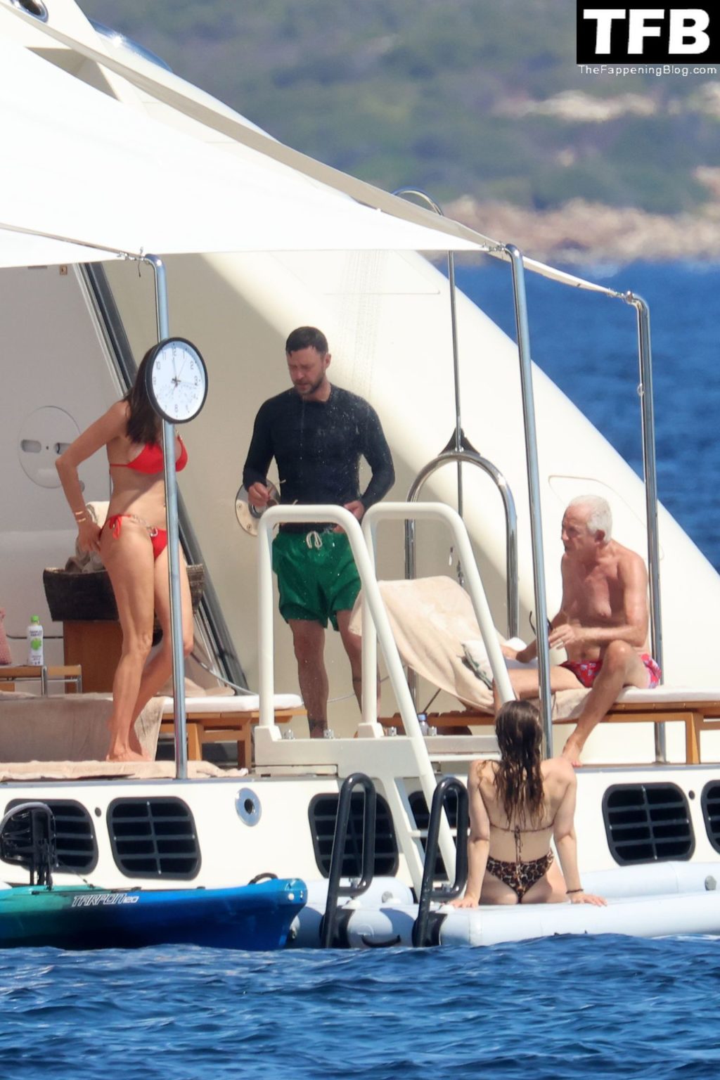 Justin Timberlake Slaps Jessica Biel on the Bum as They’re Spotted on a Yacht (59 Photos)