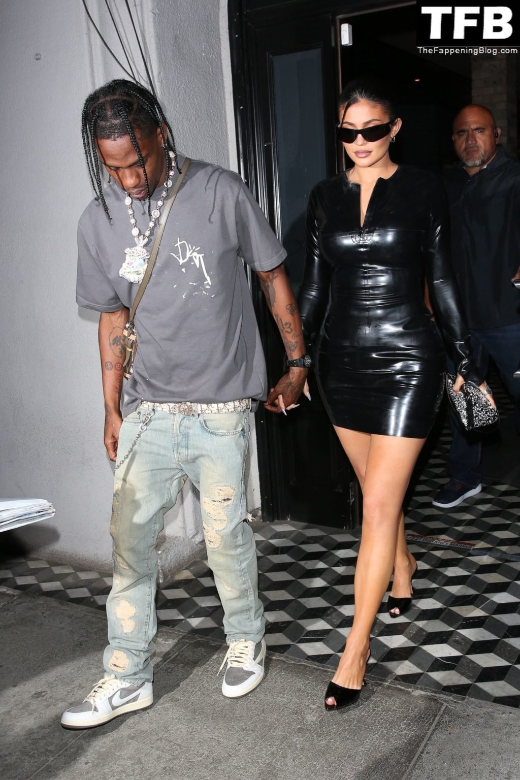 Kylie Jenner &amp; Travis Scott Dine Out with James Harden at Celeb Hotspot Crag’s in WeHo (52 Photos)