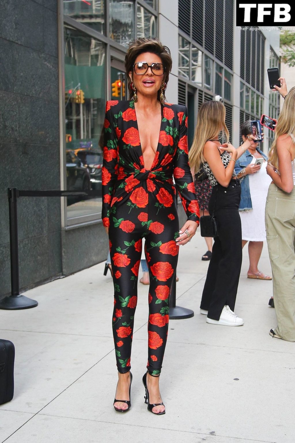 Lisa Rinna Rocks a Head-to-Toe YSL Look Arriving to Watch What Happens Live in NYC (52 Photos)