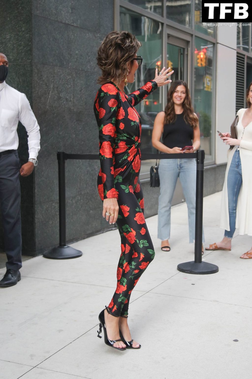 Lisa Rinna Rocks a Head-to-Toe YSL Look Arriving to Watch What Happens Live in NYC (52 Photos)