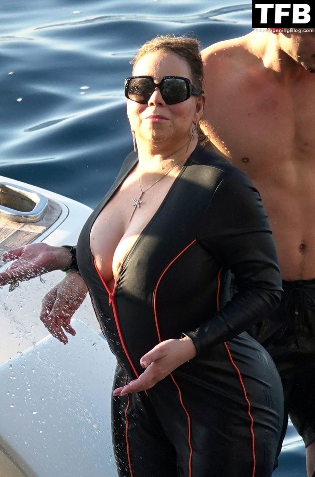 Fat Mariah - Busty Mariah Carey Takes a Dip in the Sea in Capri (73 Photos) |  #TheFappening