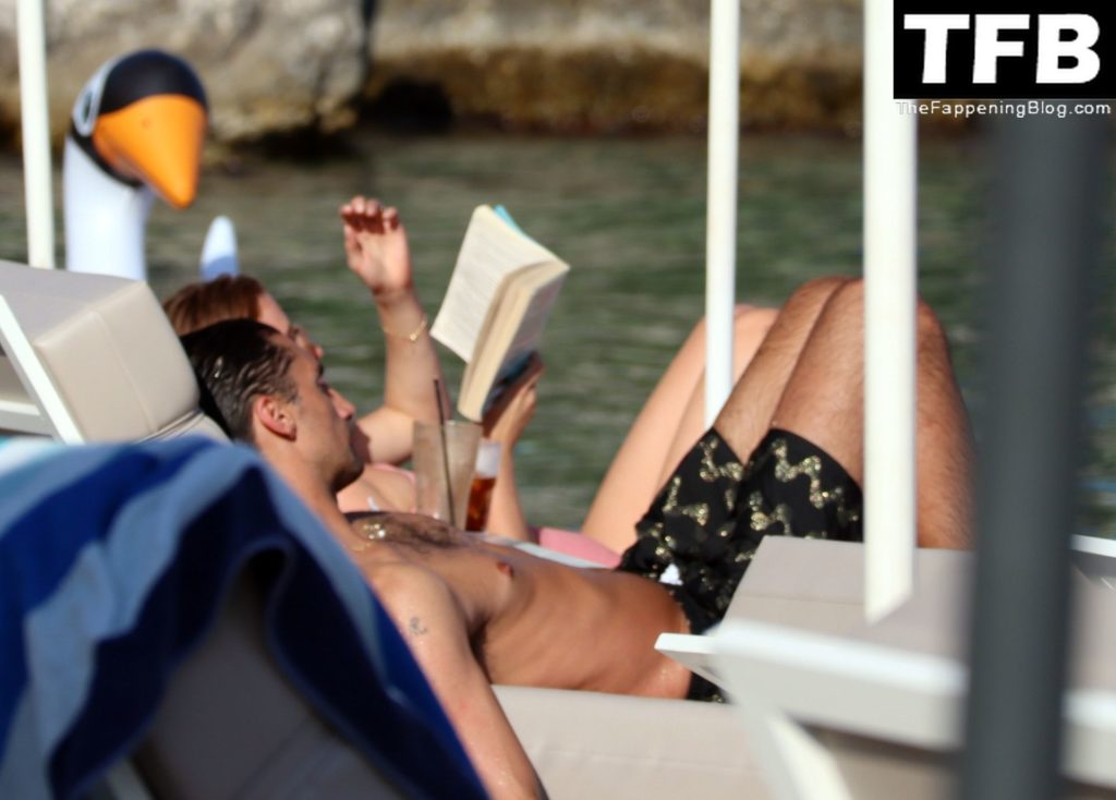 Millie Mackintosh &amp; Hugo Taylor Enjoy a Day at the Beach on Corfu Island (38 Photos)