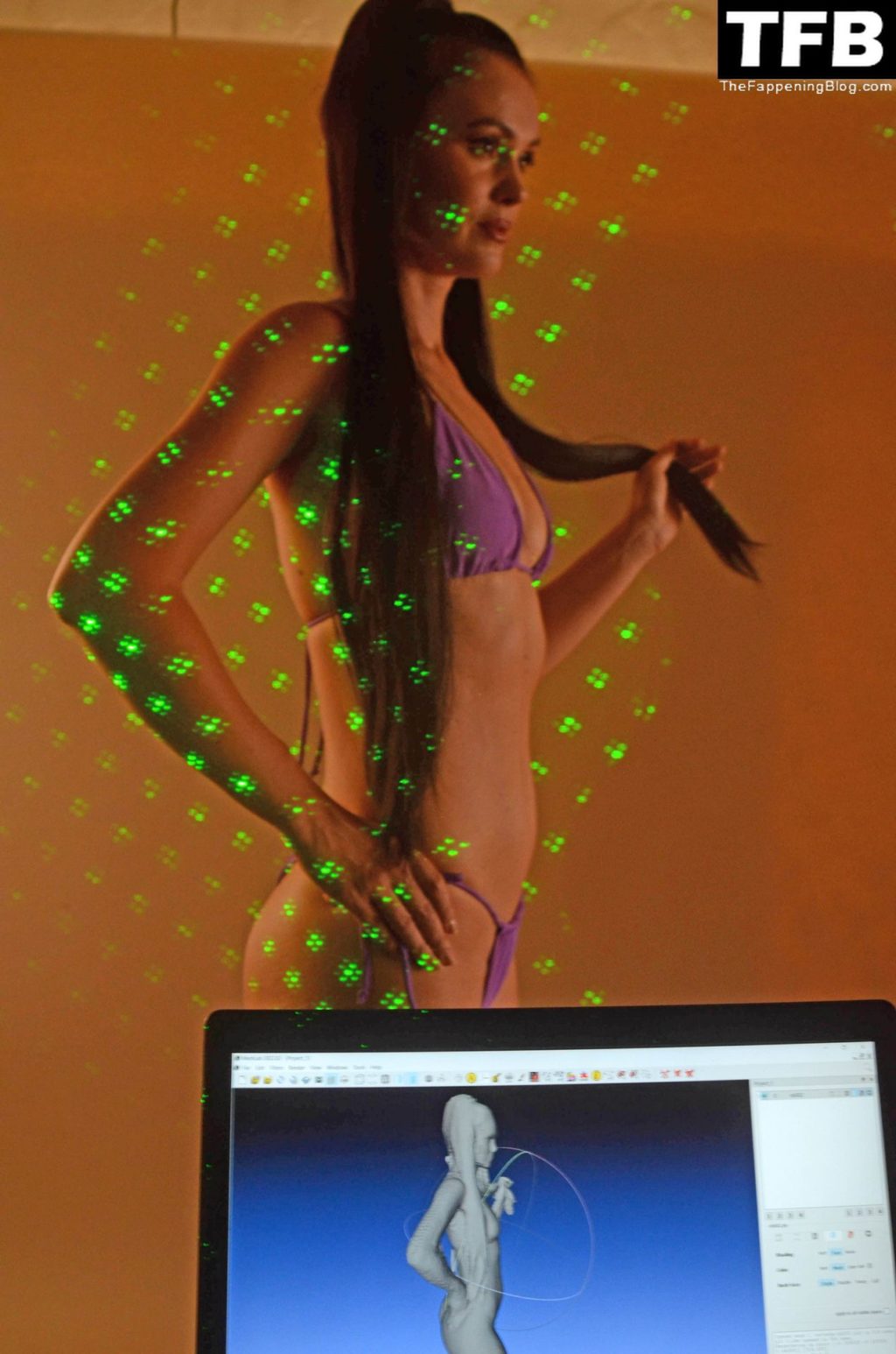 Natasha Blasick is 3D Scanned for a Video Game Appearance (19 Photos)