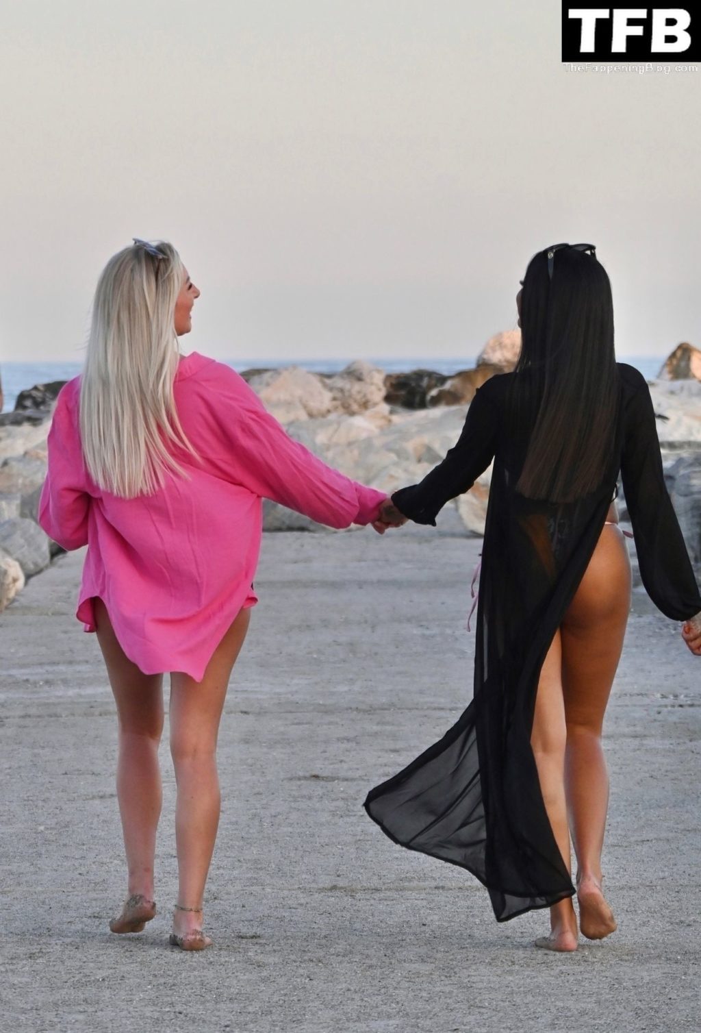 Nikita Jasmine &amp; Morag Chrichton are Seen on a Beach in Marbella (36 Photos)