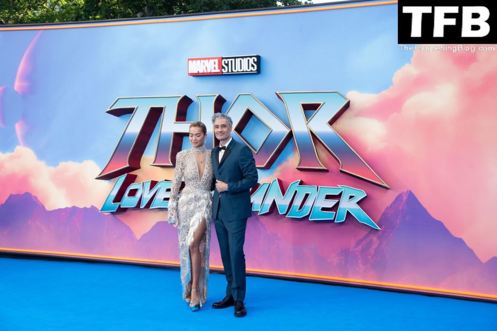 Rita Ora Poses Braless at the “Thor: Love and Thunder” Premiere in London (100 Photos)