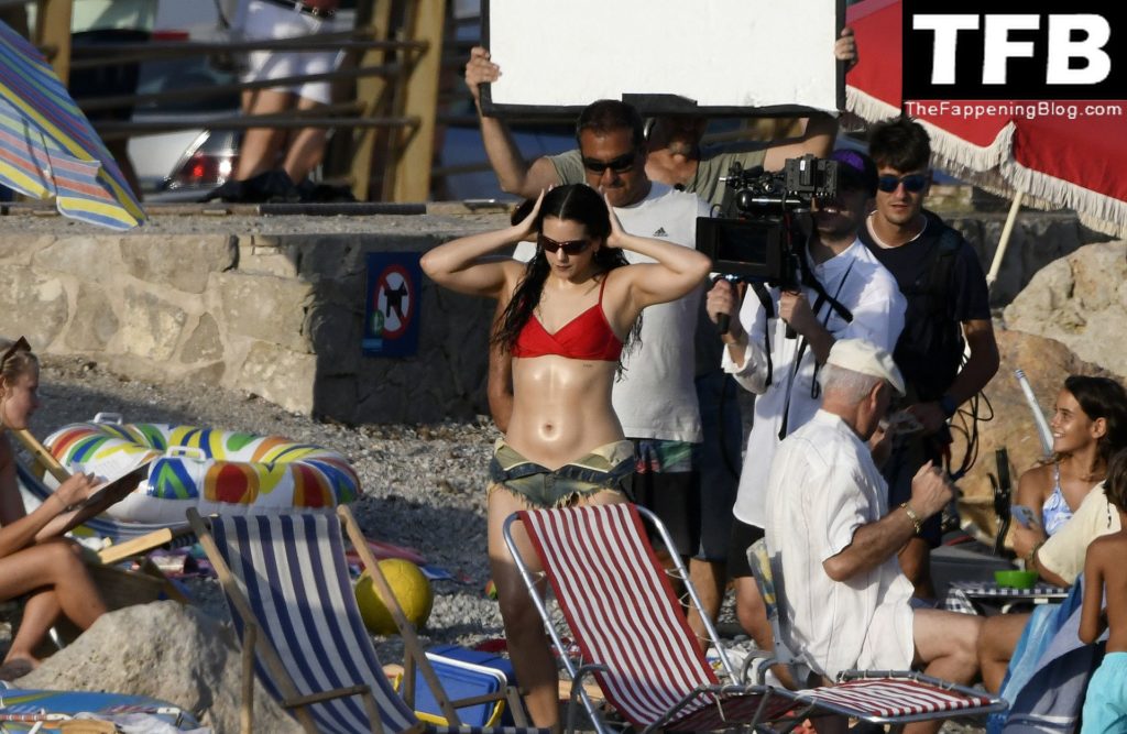 Rosalía Shoots a Video on the Beach in Palma de Mallorca (34 Photos)