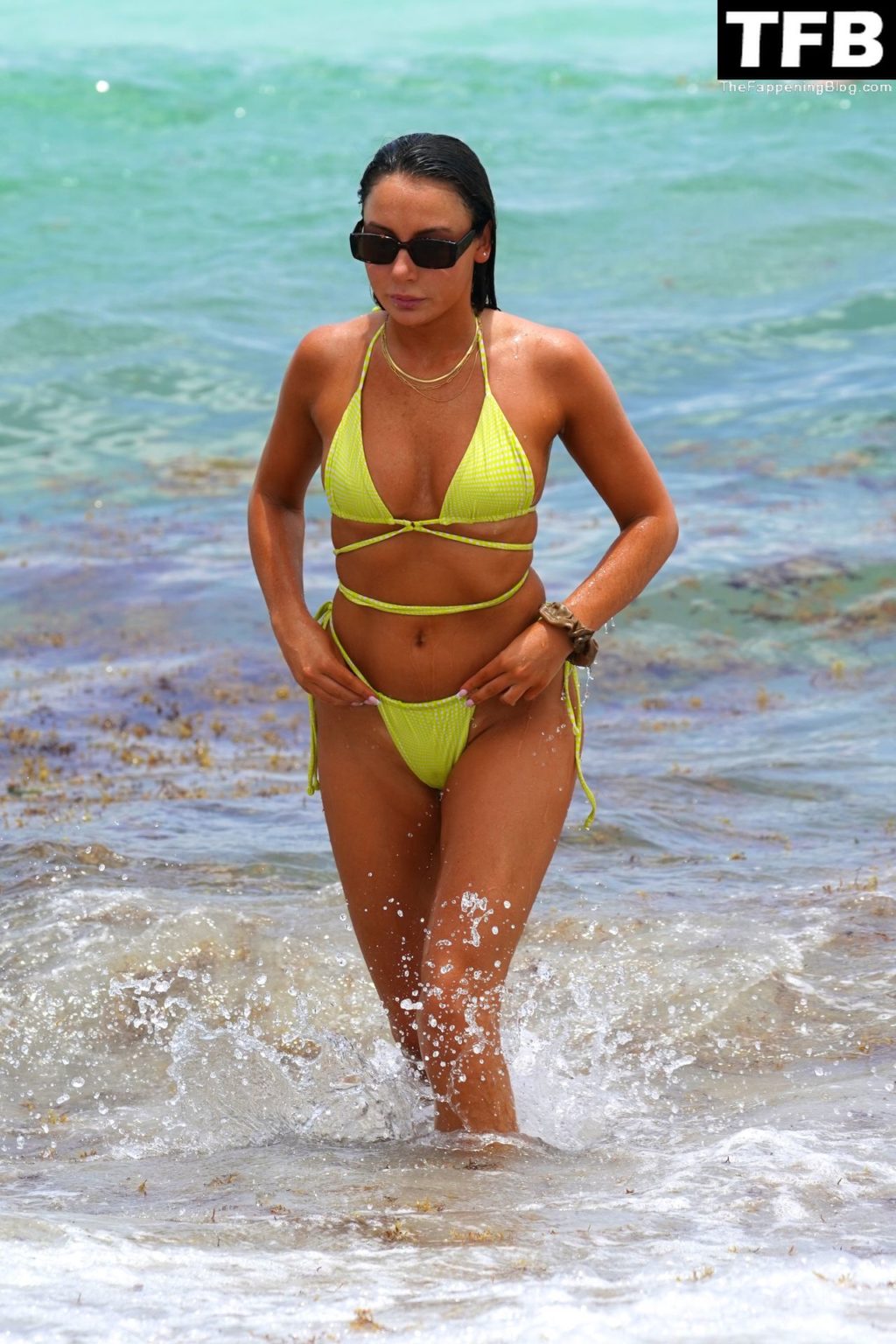 Shero Carroll Stuns in a Thong Bikini During Miami Swim Week (34 Photos)