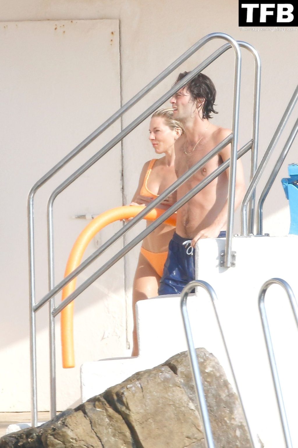 Sienna Miller Looks Sexy in an Orange Bikini Out on Holiday in the South of France (101 Photos)