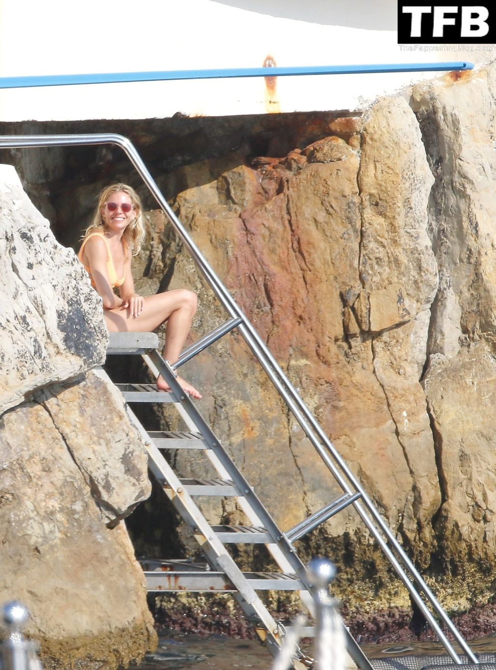 Sienna Miller Looks Sexy in an Orange Bikini Out on Holiday in the South of France (101 Photos)