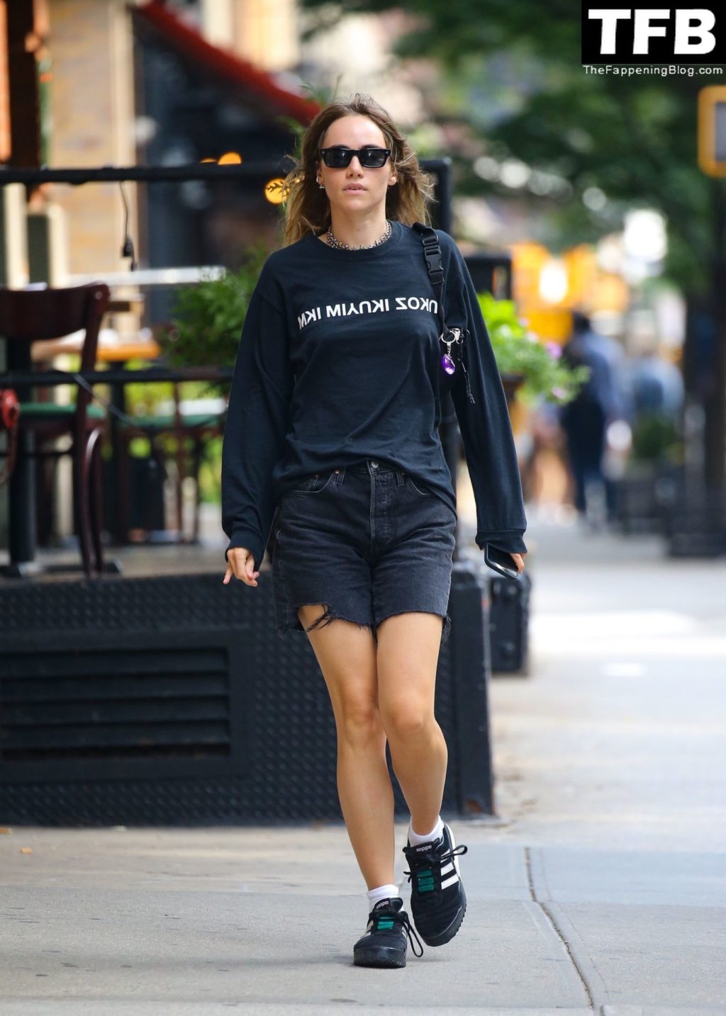 Suki Waterhouse Dons Denim Shorts for a Solo Outing in the Big Apple (15 Photos)