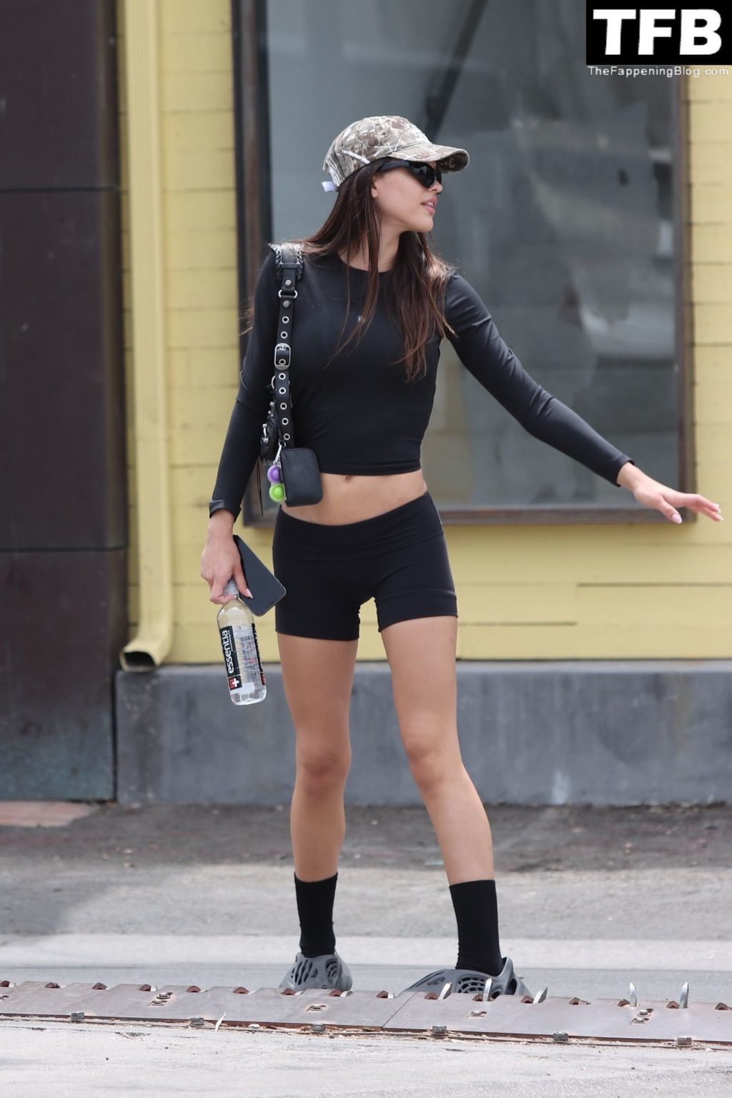 Amelia Gray Hamlin Arrives at Pilates Showing Off Her Toned Legs in Black Biker Shorts (65 Photos)