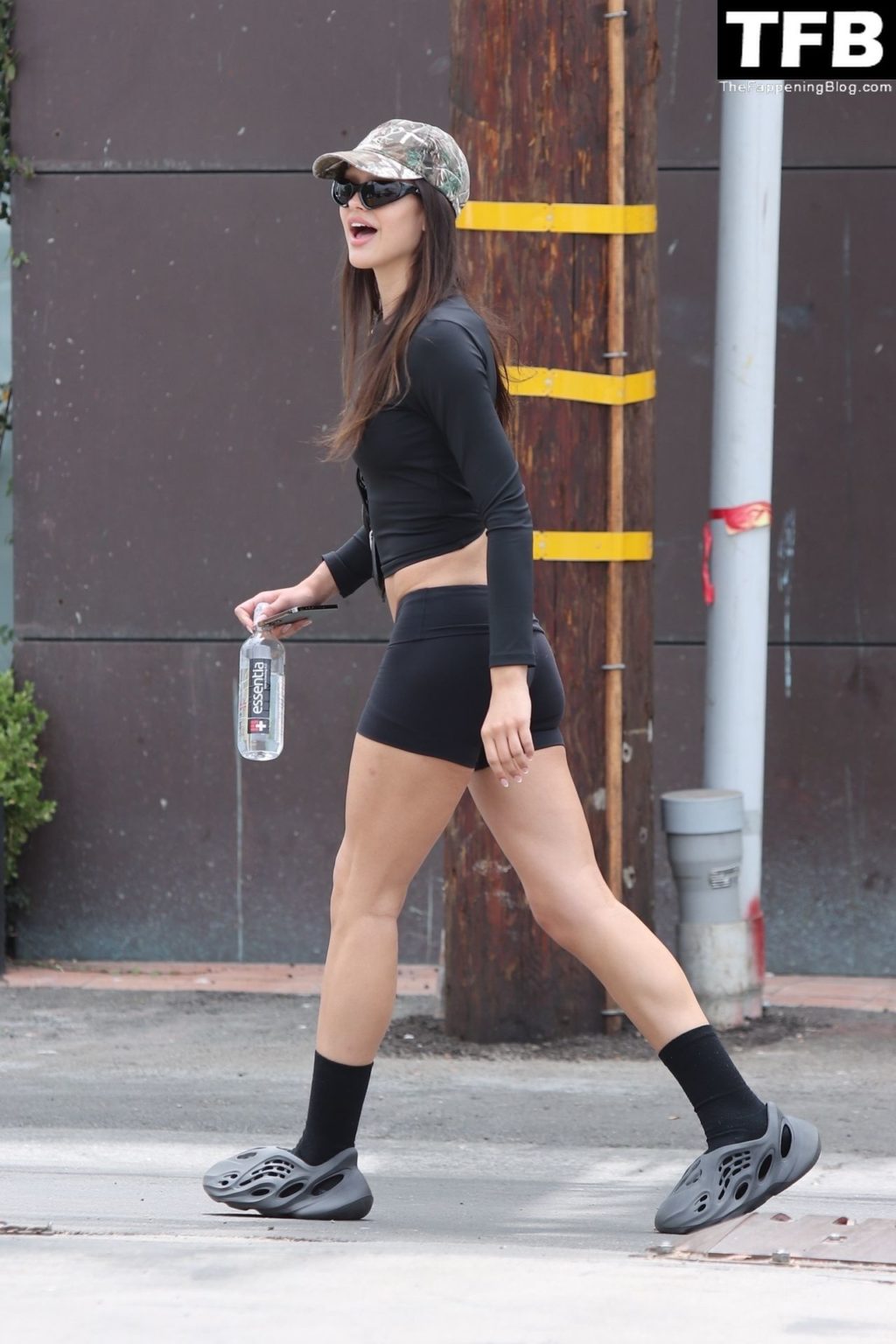 Amelia Gray Hamlin Arrives at Pilates Showing Off Her Toned Legs in Black Biker Shorts (65 Photos)