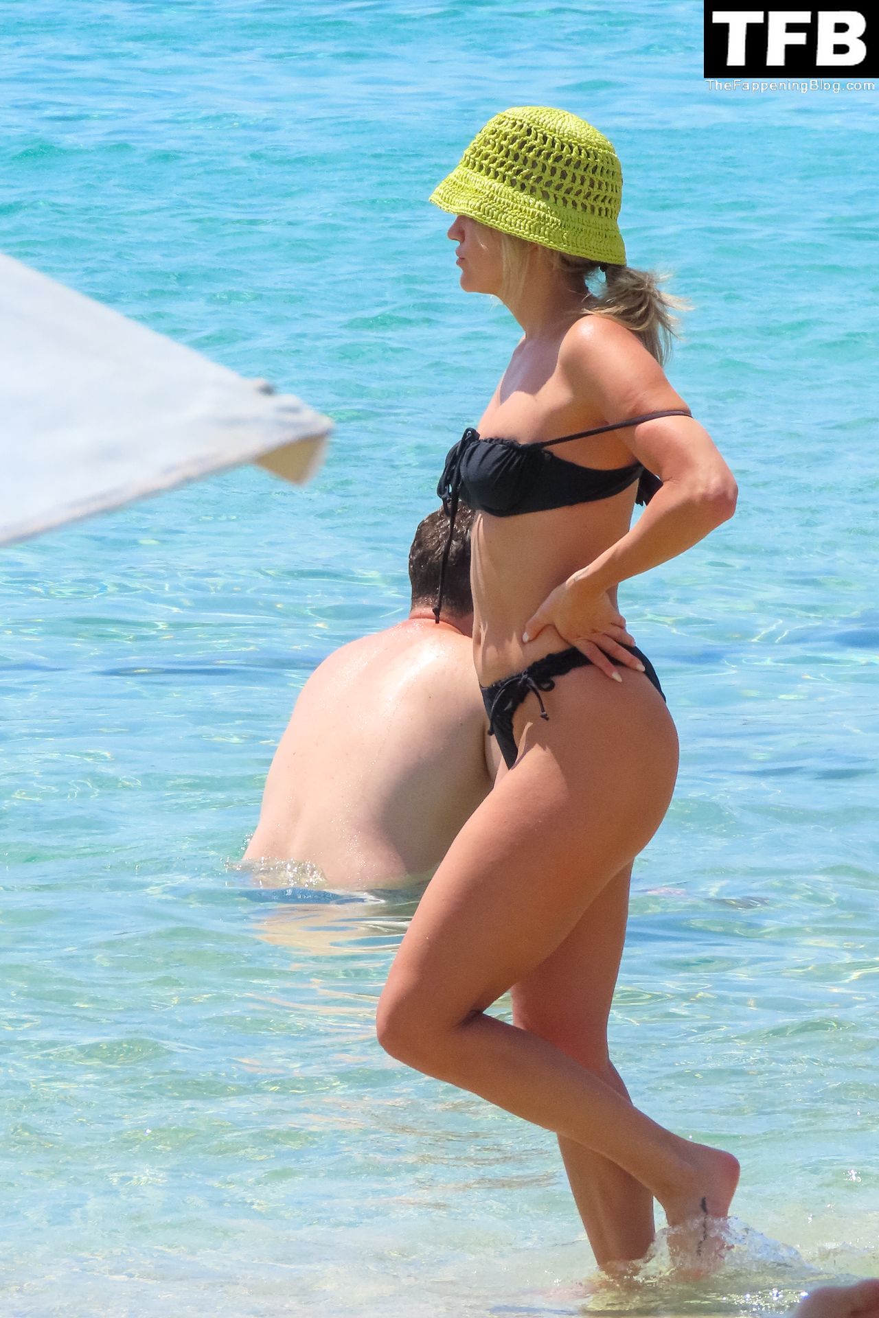 Ashley Roberts Flaunts Her Incredible Body in a Black Bikini on the Beach in Mykonos (65 Photos)