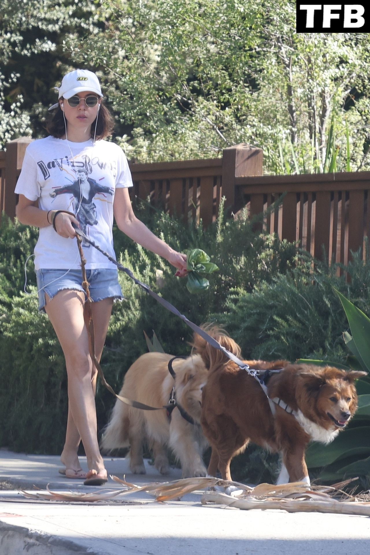 Leggy Aubrey Plaza Goes on an Early Dog Walk in Los Feliz (16 Photos)